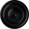 Ekena Millwork Kepler Traditional Ceiling Medallion (For Canopies up to 4 1/2"), 19 3/4"OD x 1 1/2"P, Jet Black CM20KPBLF - alternate 1